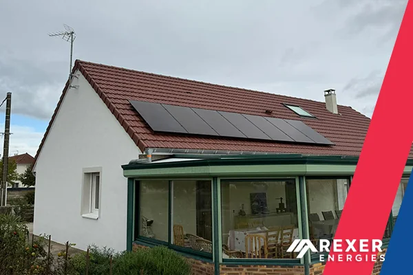 Installation photovoltaïque de 7 panneaux dualsun 425 chez Patrice à Champdivers dans le département de la Bourgogne-Franche-Comté - Photo 1er Novembre 2024 - Bravo aux poseurs de Rexer Energies