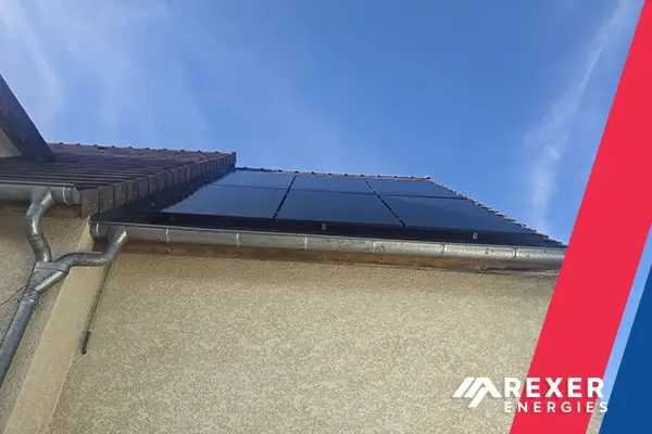 Photo de la nouvelle installation photovoltaïque chez Estelle àChampforgeuil (71). Installation Mardi 24 Juin 2025