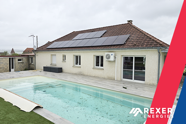 Installation photovoltaïque de 14 Panneaux pour une puissance nominale de 5,94 kWc pour notre client Sébastien - Installation à Chorey Les Beaune