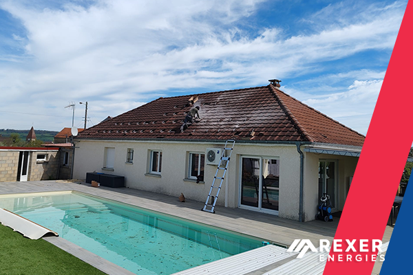 Installation photovoltaïque de 14 Panneaux pour une puissance nominale de 5,94 kWc pour notre client Sébastien - Installation à Chorey Les Beaune