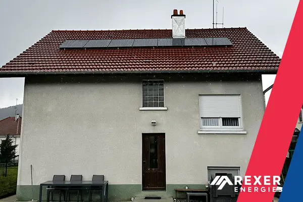 Photo n�5 de la nouvelle installation à Voujeancourt en Franche-Comté chez nos clients : Brigitte et Gérard. Merci infiniment de nous avoir confié votre projet photovoltaïque. Une pose signée Rexer En