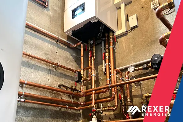 Installation d'une pompe à chaleur air-eau Alezio M de Dietrich le 15 Decembre 2025