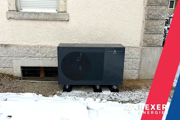 Installation d'une pompe à chaleur air-eau Alezio M de Dietrich le 08 Decembre 2025