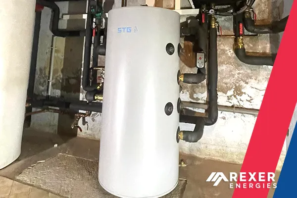 Très belle installation d'une Pompe à chaleur Alezio M R290 de Dietrich dans la commune de Reichshoffen pour Pierre Marie et Régine le 04 Avril 2026