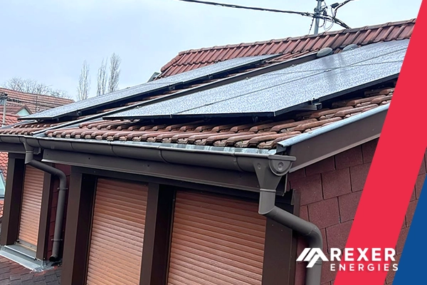 Installation de 24 panneaux photovoltaiques solaires chez Bruno dans la commune de Zellwiller, dans le Bas-rhin en Alsace - Pose par Rexer Energies le 28/01/2026 - Photo 3