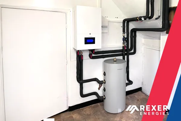 Installation d'une pompe à chaleur air-eau De Dietrich àIgornay chez Laurent le 18 Mars 2026