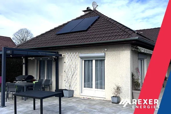Magnifique installation photovoltaïque solaire chez Bastien dans la commune Grandfontaine dans le Doubs le 12 Mars 2026 - Photo n°2