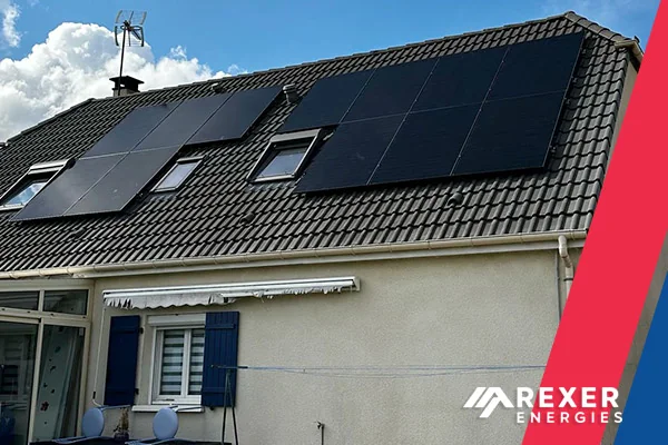 Photo n°2 de notre nouvelle installation photovoltaïque chez Aurore et Franck à Compertrix (Grand-Est) le 15 Avril 2025 - Installation par Rexer Energies.