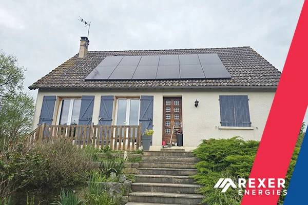 Nouvelle photo de la nouvelle installation à Grimault en Bourgogne chez Yohann. Merci infiniment de nous avoir confié votre projet photovoltaïque. Une pose signée Rexer Energies le 16 Avril 2025