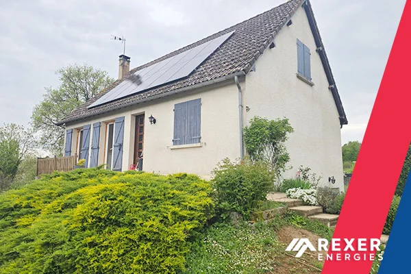 Nouvelle photo de la nouvelle installation à Grimault en Bourgogne chez Yohann. Merci infiniment de nous avoir confié votre projet photovoltaïque. Une pose signée Rexer Energies le 16 Avril 2025