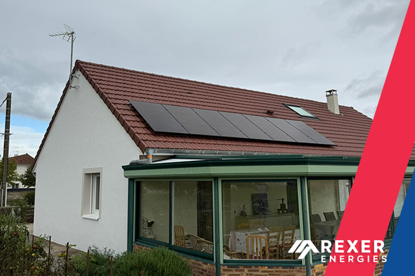 Installation photovoltaïque de 7 panneaux dualsun 425 chez Patrice à Champdivers dans le département de la Bourgogne-Franche-Comté - Photo 1er Novembre 2024 - Bravo aux poseurs de Rexer Energies