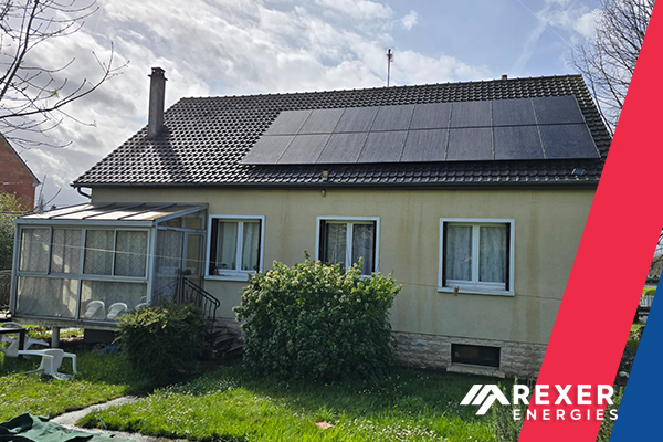 Magnifique installation d'un 6 kwc pour notre client situé à Sedan dans les Ardennes. Toute l'équipe  de Rexer Energies vous remercie pour votre confiance - Photo n2
