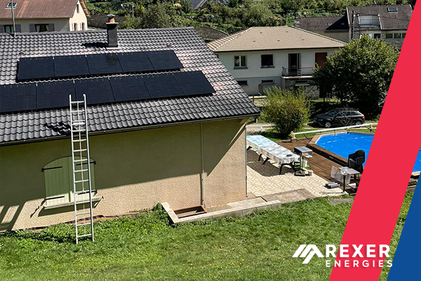 Incroyable installation photovoltaïque d'un 4,6 kWc dans la commune de Raynans
