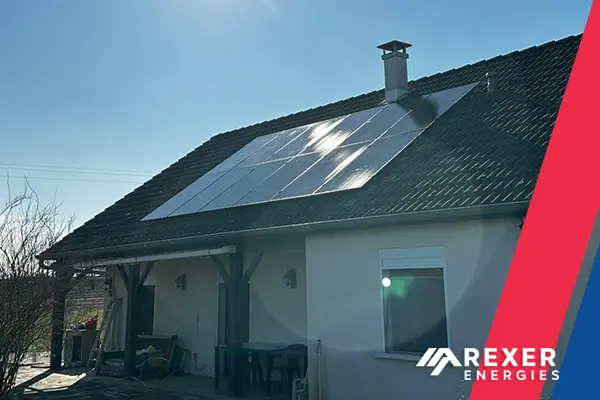 Client n°49 - Nicolas à Gemeaux (Côte-d'Or - Bourgogne Franche-Comté) - Installation de Panneaux Solaires Photovoltaïques - Pose par les équipes de Rexer Energies le 05 Mars 2025