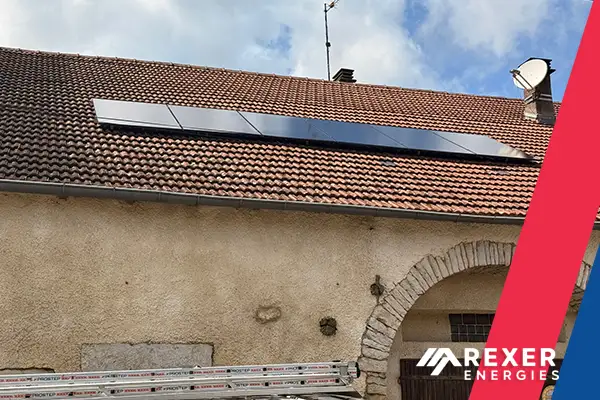 Photo n°4 de la pose photovoltaïque chez Laurent à Pontcey en Haute-Saône (Bourgogne-Franche-Comté) le 08 Juillet 2025 par les poseurs de Rexer Energies