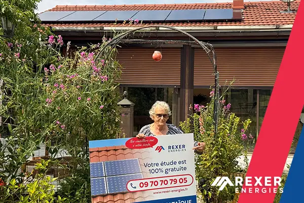 Photo n°3 de l'installation photovoltaïque solaire pour notre cliente Liliane BOLARD dans la commune de Chemaudin et Vaux le 03 Juillet 2025 - Photo Liliane BOLARD