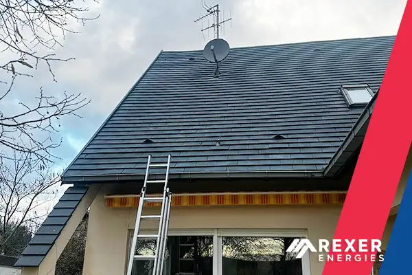 Une très belle installation photovoltaïque solaire posée chez notre client Jean-Yves à Ittenheim (67) par les poseurs de Rexer Energies. Un grand merci aux poseurs pour leur travail de qualité, et un grand merci à Jean-Yves pour nous avoir confié son projet photovoltaïque. Votre confiance nous honore. Photo 4