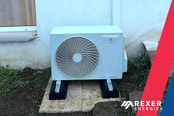 Installation d'une pompe à chaleur air-eau De Dietrich àBeaune chez Jean-Louis le 22 Janvier 2026